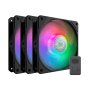 COOLER MASTER SickleFlow Edge 120 ARGB set 3 ventilatora i kontroler (MFX-B2DN-253P2-R2) - slika 1