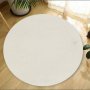 Conceptum Hypnose Okrugli tepih Plush White 150 cm (202BLY1355) - slika 1
