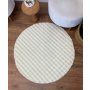 Conceptum Hypnose Okrugli tepih Puffy Bubble Cream 150 x 150 (514SRZ1672) - slika 3