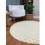 Conceptum Hypnose Okrugli tepih Puffy Bubble Cream 150 x 150 (514SRZ1672) - slika 4