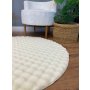Conceptum Hypnose Okrugli tepih Puffy Bubble Cream 150 x 150 (514SRZ1672) - slika 5