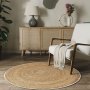 Conceptum Hypnose Okrugli krem tepih Woopamuk521 150 x 150 (599HFT5389) - slika 1