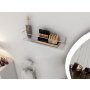 HANAH HOME Banyo Makyaj Rafı Baharatlık Chrome - slika 1