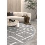 Conceptum Hypnose Okrugli tepih Vetrina 3605 Grey 160 cm (860BLN3429) - slika 2