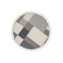 Conceptum Hypnose Okrugli tepih Bukle 1403 Grey Blue 160 cm (860BLN1742) - slika 1