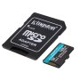 KINGSTON Memorijska kartica U3 V30 microSDXC 128GB Canvas Go Plus 200MB/s A2 + adapter SDCG4/128GB - slika 2