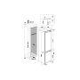 WHIRLPOOL WHC20 T573 Ugradni kombinovani frižider - slika 5