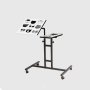 HANAH HOME Glen Cats White Black sto za laptop - slika 4