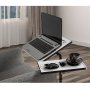 HANAH HOME Glen Cats White Black sto za laptop - slika 1
