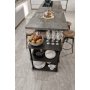 HANAH HOME Dinner Trolley Black - slika 2