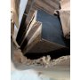 HANAH HOME TV polica Erem Walnut Black OUTLET - slika 3