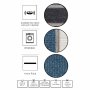 Conceptum Hypnose Beli - sivo - crni tepih Woosonıl132 50 x 80 (708HFT4788) - slika 4