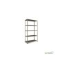 ANEMOS Metalna polica KIT 188 x 100 x 40 cm 5 x 65 kg - siva OUTLET - slika 1