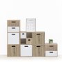 FIVE Stalak sa 2 police Natural - 138967 - slika 5