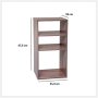 FIVE Stalak sa 3 police Natural - 160476 - slika 2