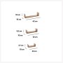 FIVE Zidne police Fixy 3 komada Natural - 138955C - slika 2