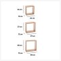 FIVE Zidne police Fixy 3 komada Natural - 138957C - slika 2