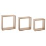 FIVE Zidne police Fixy 3 komada Natural - 138957C - slika 1