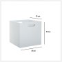 FIVE Kutija za odlaganje MDF bela - 160403C - slika 2
