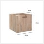 FIVE Kutija za odlaganje MDF Natural - 160403D - slika 2