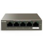 TENDA TEF1105P-4-63W 5-Port 10/100Mbps Desktop Switch with 4-Port PoE - slika 1