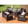 CURVER Baštenska garnitura Corfu Fiesta braon CU 258945 - slika 2