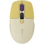 CANYON Miš MW-26 LCD Silent Dual Mode Wireless Yellow - slika 1