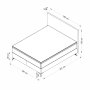 HANAH HOME Bračni krevet Leonora 180 x 200 Grey - slika 4