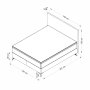 HANAH HOME Bračni krevet Lisa 140 x 200 Beige - slika 4