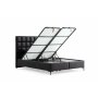 HANAH HOME Bračni krevet Carine 140 x 200 Black - slika 2