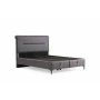 HANAH HOME Bračni krevet Visage 140 x 200 Dark Grey - slika 1