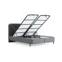 HANAH HOME Bračni krevet Asya 150 x 200 Grey - slika 2