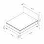 HANAH HOME Bračni krevet Melina 180 x 200 Orange - slika 4