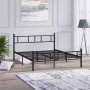 HANAH HOME Bračni krevet Akın Black 120 x 200 - slika 3