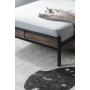 HANAH HOME Bračni krevet K300 Black (120 x 200) - slika 4