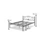 HANAH HOME Bračni krevet K50 White (160 x 200) - slika 5