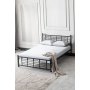 HANAH HOME Bračni krevet K01 Black (150 x 200) - slika 2