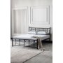 HANAH HOME Bračni krevet K01 Black (140 x 190) - slika 1