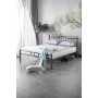HANAH HOME Bračni krevet K25 Black (120 x 200) - slika 1