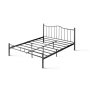 HANAH HOME Bračni krevet K25 Black (120 x 200) - slika 4