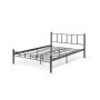 HANAH HOME Bračni krevet K90 Black (120 x 200) - slika 4