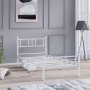 HANAH HOME Krevet Akın White 100 x 200 - slika 2