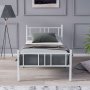 HANAH HOME Krevet Akın White 100 x 200 - slika 4