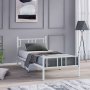 HANAH HOME Krevet Akın White 100 x 200 - slika 1