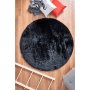 Conceptum Hypnose Okrugli tepih Tavsan Black 100 x 100 (551CST1313) - slika 1