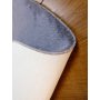 Conceptum Hypnose Okrugli tepih Tavsan Grey 100 x 100 (551CST1307) - slika 3