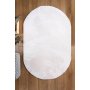 Conceptum Hypnose Okrugli tepih Tavsan White 100 x 100 (551CST1300) - slika 1