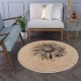 Conceptum Hypnose Okrugli krem tepih Woopamuk 529 100 x 100 (599HFT5458) - slika 1