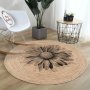 Conceptum Hypnose Okrugli krem tepih Woopamuk 529 100 x 100 (599HFT5458) - slika 2