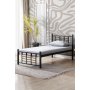 HANAH HOME Krevet K01 Black (100 x 200) - slika 1
